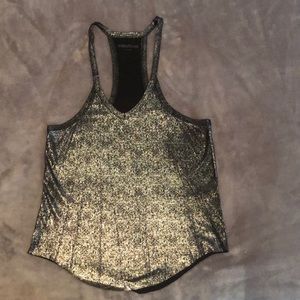 Zadig & Voltaire Metallic Chelsea Lame Tank Top